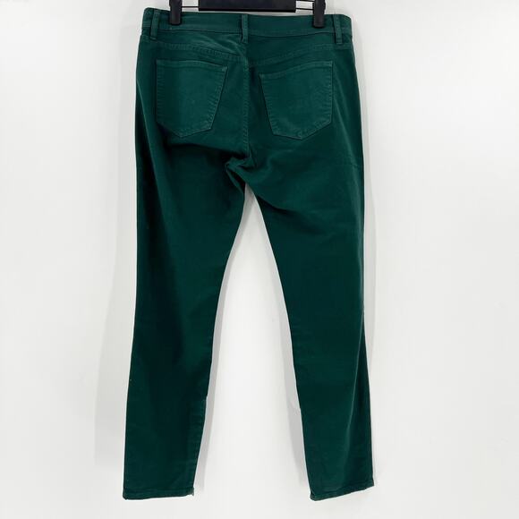 Gap Green Legging Jeans w Ankle Zipper Detail 30 - Picture 3 of 7